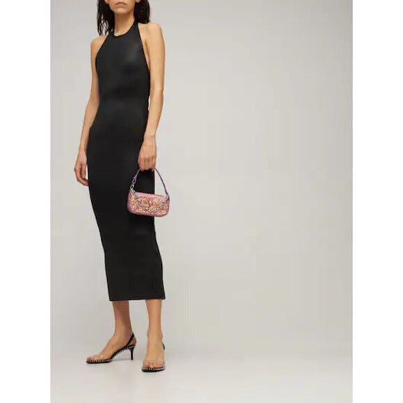 BY FAR Mini Rachel Hologram Shoulder Bag- Color Disco Violet - Picture 6 of 8